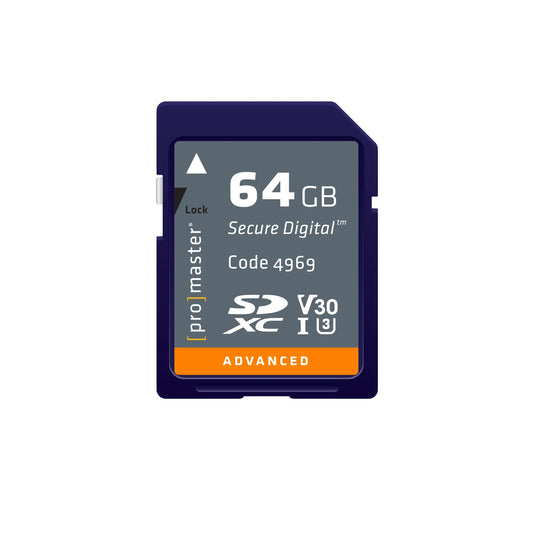 SDXC 64GB Advanced UHS-I V30 Memory Card