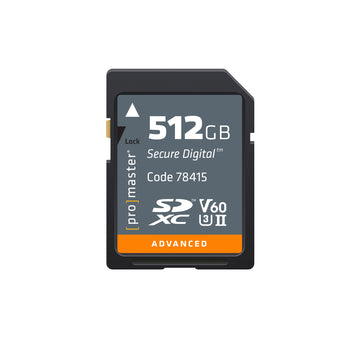 SDXC 512GB Advanced UHS-II V60 Memory Card