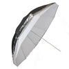 60%22 Convertible 3-in-1 Umbrella - White%2fSilver%2fBlack