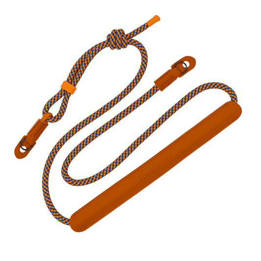 Adjustable Rope Strap - Orange / Navy