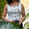 Adjustable Rope Strap - Orange / Navy
